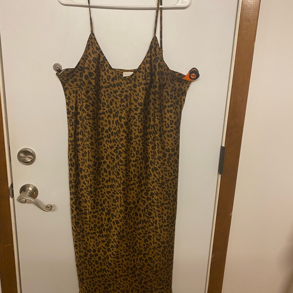 Target Cheetah print slip dress